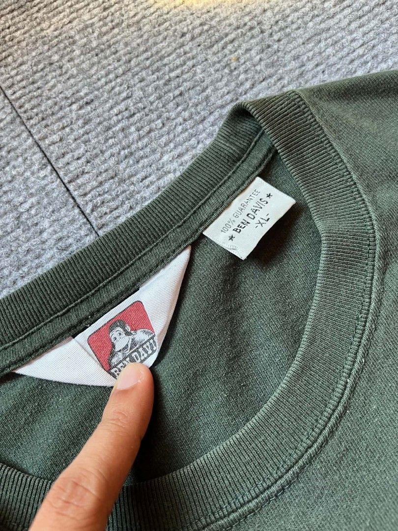BEN DAVIS (Category: Formal Shirts) located in Tacloban City. Submitted by lcortuna0908183 (Listing ID 1465799418, Image 2). Description: BEN DAVIS T- SHIRT EXCELLENT CONDITION NO ISSUE COLOR MAY DUE TO LIGHT SIZE : XL DIMES: W 2.5 L 29 COLOR RATE: 9.5/10 DM FOR MORE INFO📩.
