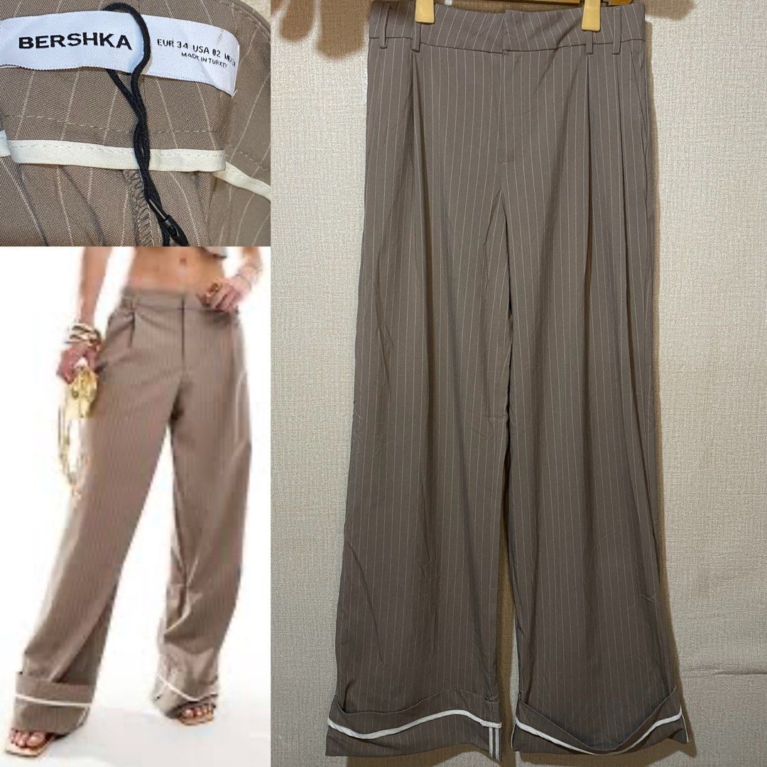 BERSHKA trouser (Category: Other Bottoms) located in General Trias. Submitted by aleyahandamarahco. (Listing ID 1465921135, Image 1). Description: Waist-30” Length-41.5”.