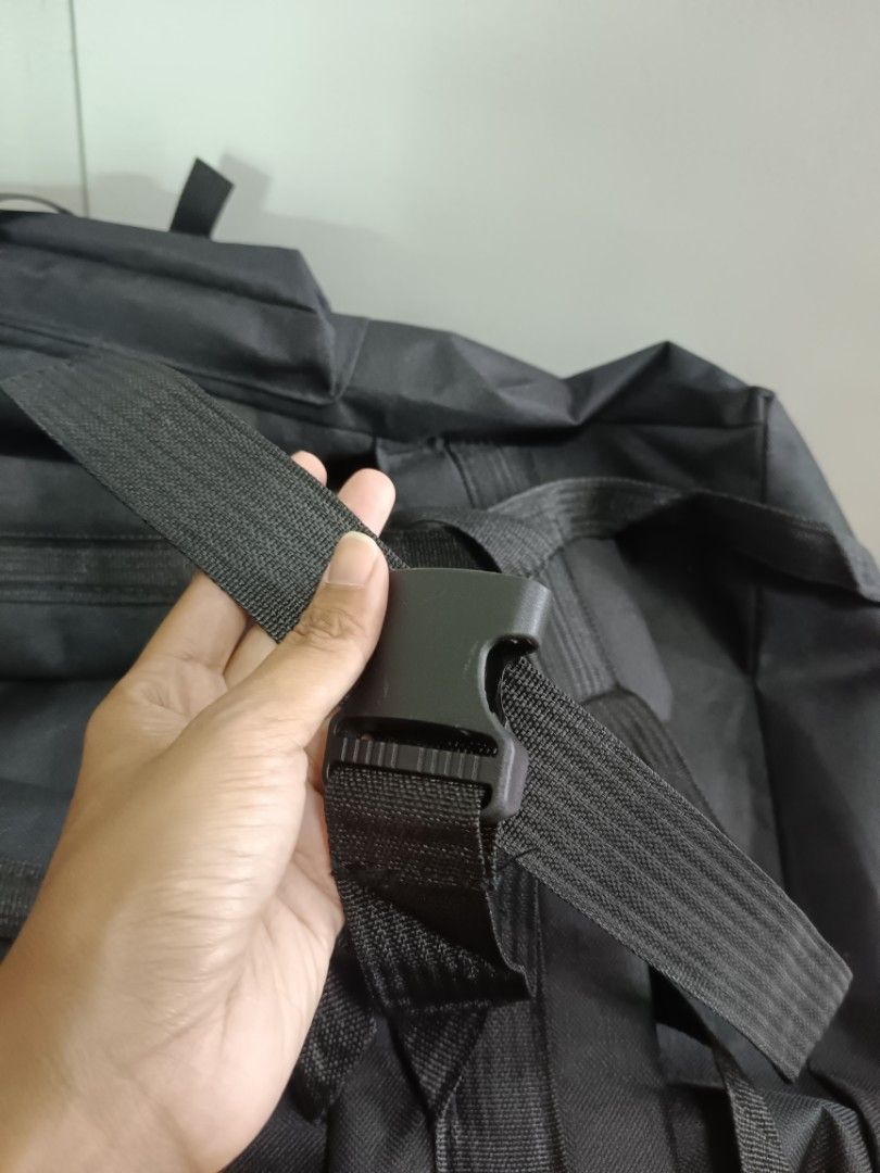 [BIG SALE]TRAVEL BAG PACK (Category: Looking For) located in Manila. Submitted by nurseraketera06 (Listing ID 1465761691, Image 2). Description: FOR SURE BUYERS ONLY!!! THE BAG IS STILL IN GOOD CONDITION ISSUE? THE BELLY LOCK WAS DISLODGED BUT THE ZIPPERS AND BUCKLES ARE INTACT COLOR? PURE BLACK IT USES FOR TRAVELING AND HIKING RFS? NOT USING ANYMORE MODE OF PAYMENT? GCASH, MAYA, MARIBANK, LANDBANK OR GO TYME LOC? QC.