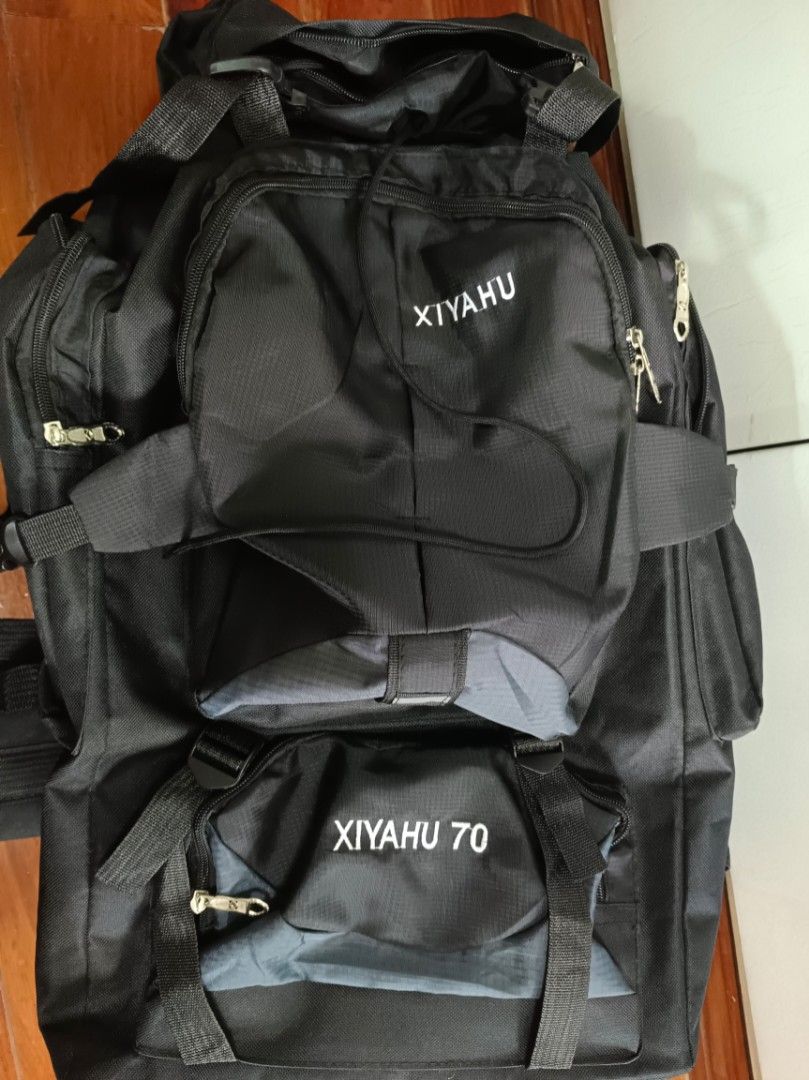 [BIG SALE]TRAVEL BAG PACK (Category: Looking For) located in Manila. Submitted by nurseraketera06 (Listing ID 1465761691, Image 1). Description: FOR SURE BUYERS ONLY!!! THE BAG IS STILL IN GOOD CONDITION ISSUE? THE BELLY LOCK WAS DISLODGED BUT THE ZIPPERS AND BUCKLES ARE INTACT COLOR? PURE BLACK IT USES FOR TRAVELING AND HIKING RFS? NOT USING ANYMORE MODE OF PAYMENT? GCASH, MAYA, MARIBANK, LANDBANK OR GO TYME LOC? QC.