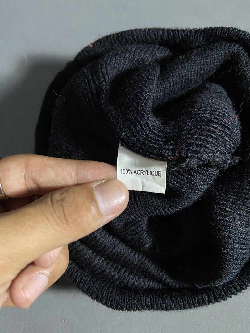 Black Beanie with Rhinestone Cross (Category: Hats & Beanies) located in Manila. Submitted by seccccction80 (Listing ID 1465906269, Image 3). Description: - Color: Black - Material: 100% soft acrylic fabric - Design: Rhinestone cross embellishment on the front - Fit: One size fits most - Condition: Clean, all rhinestones firmly attached - Style: Great for cold weather and streetwear looks.