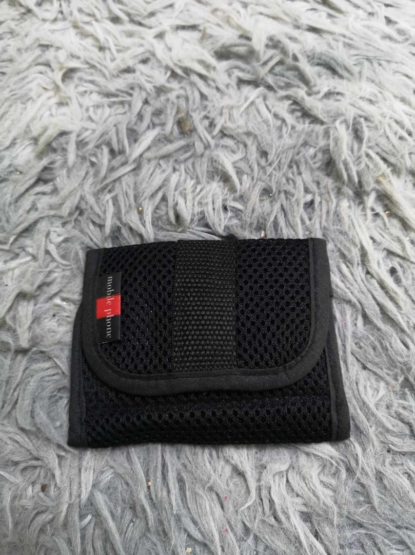 Black Mesh Flap Closure Coin Purse (Category: Wallets & Card Holders) located in Santa Cruz. Submitted by jmy_surplus.2 (Listing ID 1465890314, Image 1). Description: Size ; L - 3.4 W - 4.4 Color ; Black Type ; Coin Purse Brand ; No brand Material ; Nylon Style ; Black Mesh Velcro Flap Closure Coin Purse LR 129 JMY 5 Batch #224.