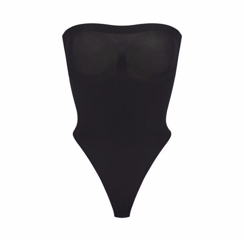 Black&Beige Strapless Seamless Bodysuit Shapewear (Category: Undergarments & Loungewear) located in Rizal. Submitted by ldlcloset (Listing ID 1465840671, Image 1). Description: - Style: Strapless seamless bodysuit with a thong cut - Stretchy to hold everything in place - Versatility: Great staple piece for layering or wearing solo.
