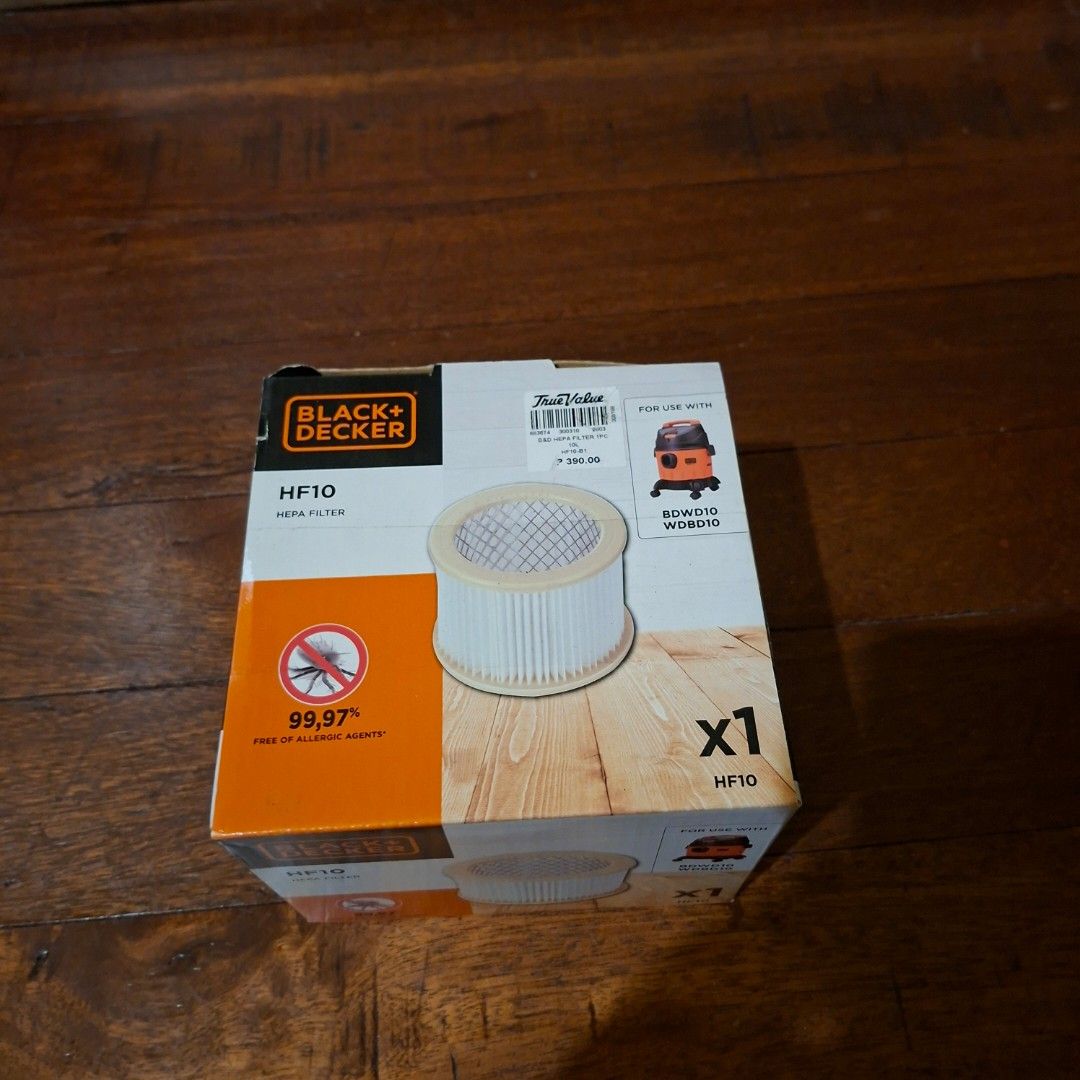 Black+Decker hf10 hepa filter for vacuum cleaner (Category: Craft Supplies & Tools) located in Pasig City. Submitted by thethinkers (Listing ID 1465760853, Image 3). Description: .