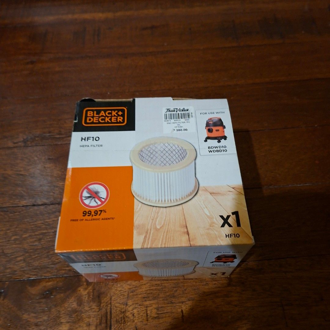Black+Decker hf10 hepa filter for vacuum cleaner (Category: Craft Supplies & Tools) located in Pasig City. Submitted by thethinkers (Listing ID 1465760853, Image 2). Description: .