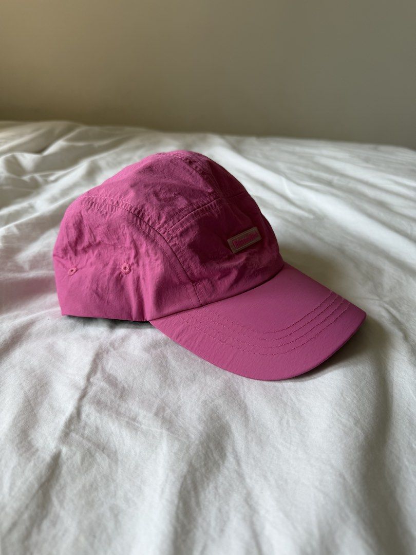 Blanc Nué Pink Nylon Cap (Category: Caps & Hats) located in Taguig. Submitted by 77dbae (Listing ID 1465822209, Image 3). Description: Blanc Nué Cap - used twice RFS: decluttering.