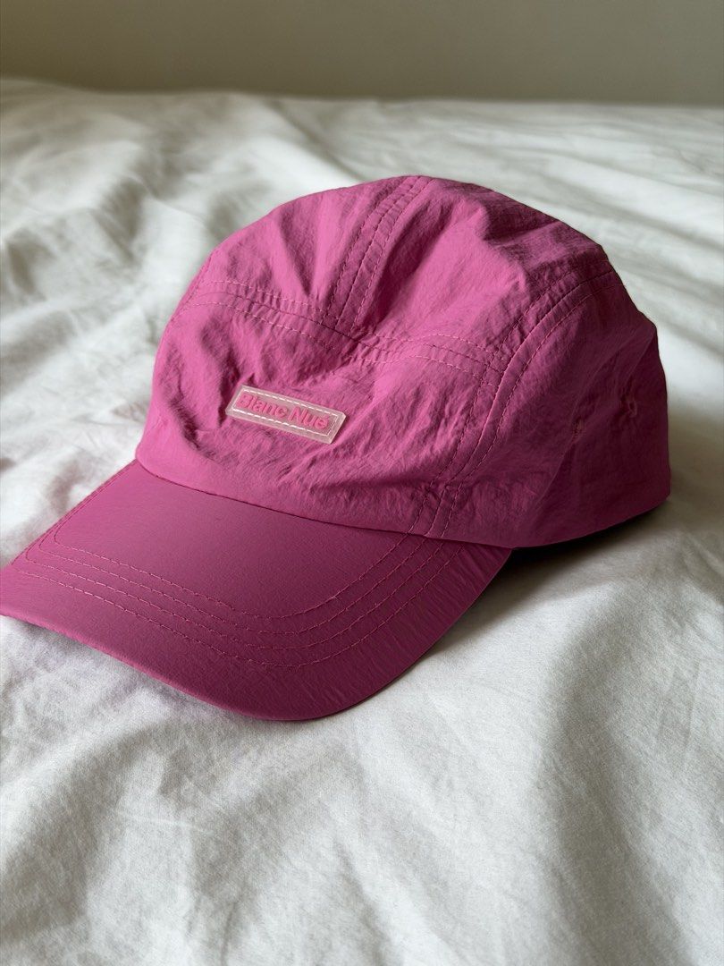 Blanc Nué Pink Nylon Cap (Category: Caps & Hats) located in Taguig. Submitted by 77dbae (Listing ID 1465822209, Image 1). Description: Blanc Nué Cap - used twice RFS: decluttering.