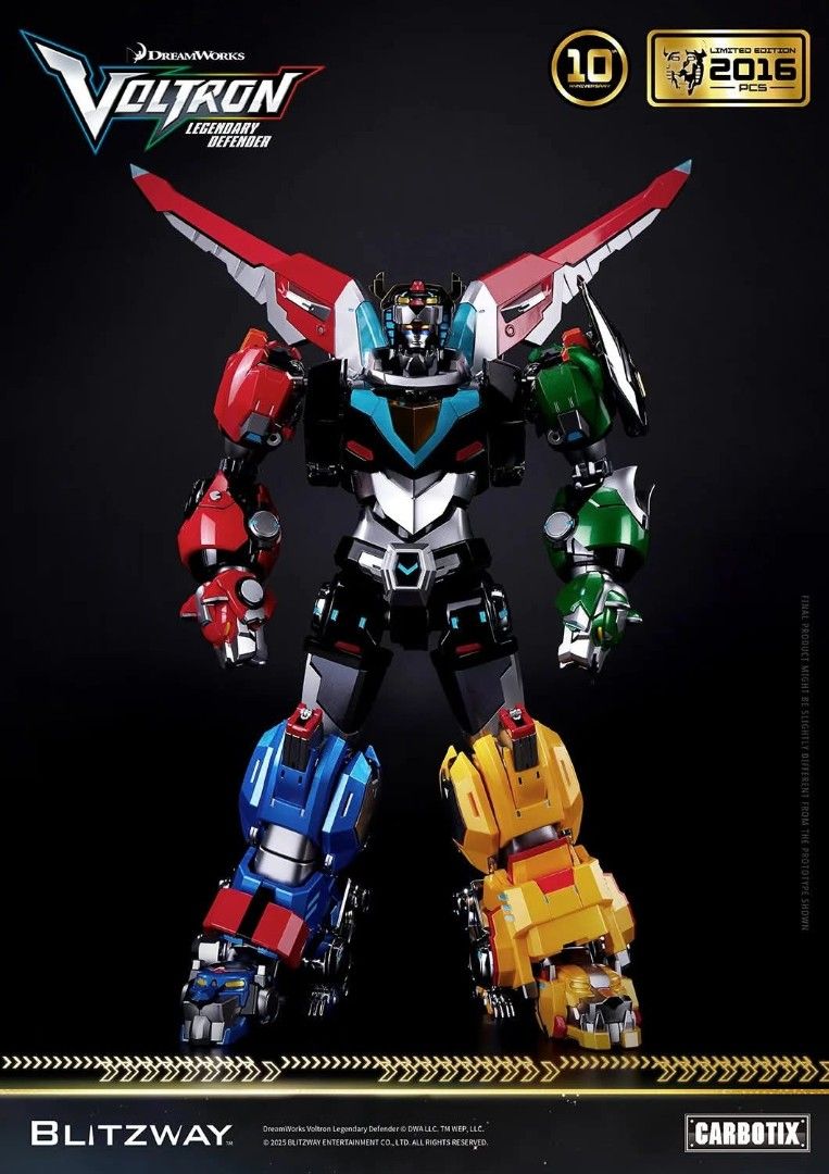 Blitzway Voltron Legendary Defender (Limited to 2016pcs) (Category: Action & Battle Toys) located in Manila. Submitted by dmnhobbies (Listing ID 1465844816, Image 2). Description: Sealed in brown box Brand new Limited to 2016 pcs.