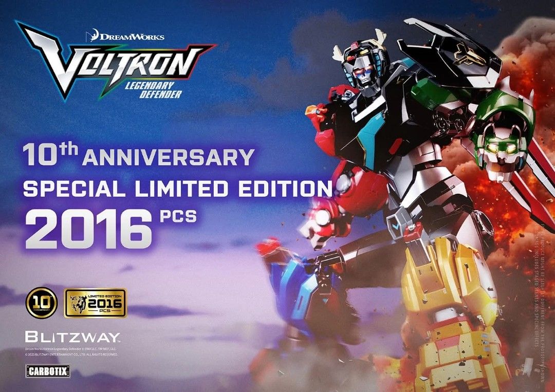 Blitzway Voltron Legendary Defender (Limited to 2016pcs) (Category: Action & Battle Toys) located in Manila. Submitted by dmnhobbies (Listing ID 1465844816, Image 1). Description: Sealed in brown box Brand new Limited to 2016 pcs.