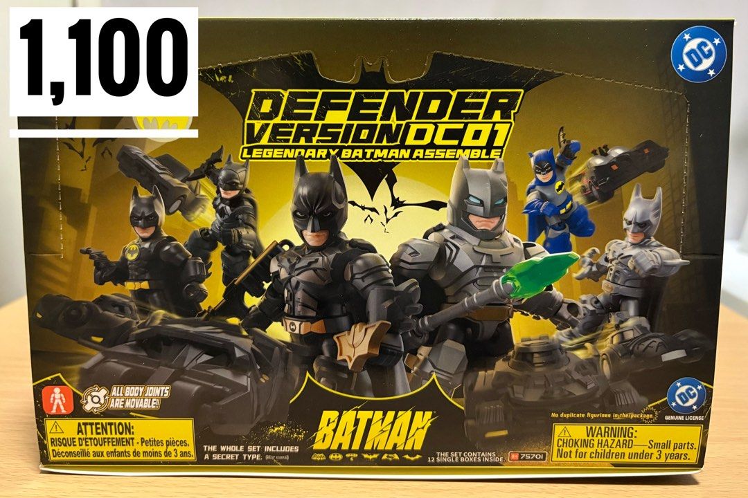 Blokees Batman DV01 (Category: Action & Battle Toys) located in Antipolo. Submitted by therealrg1121 (Listing ID 1465866880, Image 1). Description: FOR SALE Details: - Sealed (with creases) - Box condition: 7-9/10 - Trade: No - Item location: Antipolo City/Makati City (every Tuesday and Friday only) - Meet-ups: No meet-ups - Shipping: Lalamove only (Buyer’s expense) - Payment: BDO/Maya - Cross-posted *LAST PRICE POSTED *NO RESERVATIONS *WILL ONLY