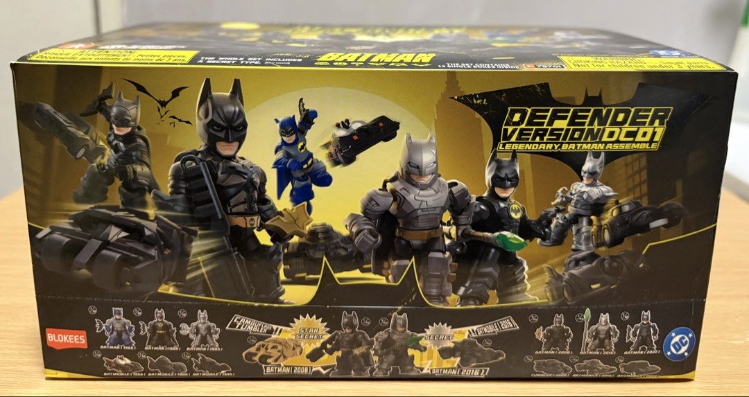Blokees Batman DV01 (Category: Action & Battle Toys) located in Antipolo. Submitted by therealrg1121 (Listing ID 1465866880, Image 3). Description: FOR SALE Details: - Sealed (with creases) - Box condition: 7-9/10 - Trade: No - Item location: Antipolo City/Makati City (every Tuesday and Friday only) - Meet-ups: No meet-ups - Shipping: Lalamove only (Buyer’s expense) - Payment: BDO/Maya - Cross-posted *LAST PRICE POSTED *NO RESERVATIONS *WILL ONLY