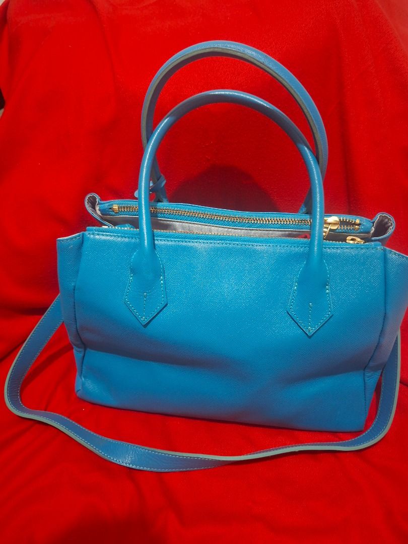 Blue Bag (Category: Shoulder Bags) located in Cagayan de Oro. Submitted by armies08 (Listing ID 1465875909, Image 1). Description: Made from Saffiano leather From Japan .