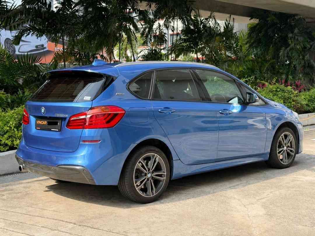 BMW 2 Series Active Tourer Plug-in Hybrid 225xe iPerformance M Sport (A) (Category: Used Cars) located in Singapore. Submitted by vincar_pre-owned (Listing ID 1465864516, Image 3). Description: Low mileage fully serviced and maintained with PML! High spec variant with all the bells and whistles, paired with a plug in Hybrid system for fuel efficiency yet having a smooth and responsive drive! Contact us today to arrange a viewing for this unit at 