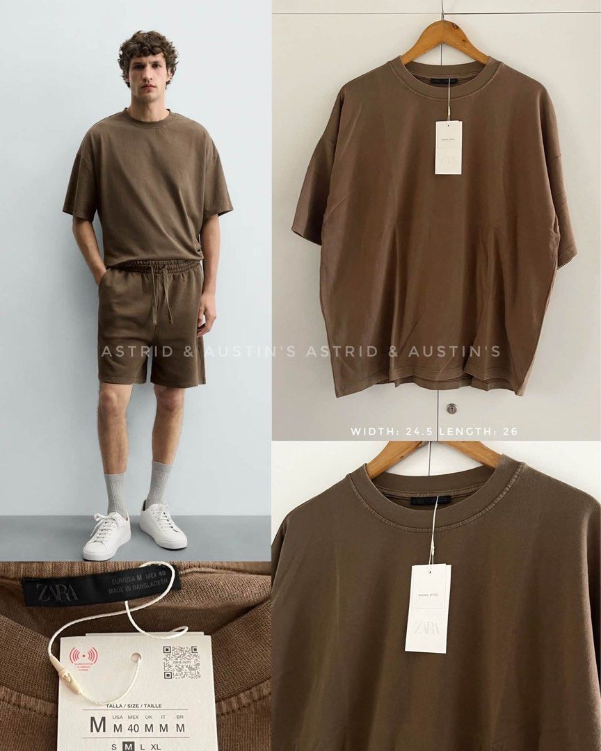 BNWT ZARA basic washed relaxed fit shirt (Category: Tshirts & Polo Shirts ) located in Dasmarinas. Submitted by allisongrey1323 (Listing ID 1465761655, Image 1). Description: BNWT ZARA basic washed relaxed fit shirt Medium on tag width: 24.5 length: 26 price: 890.