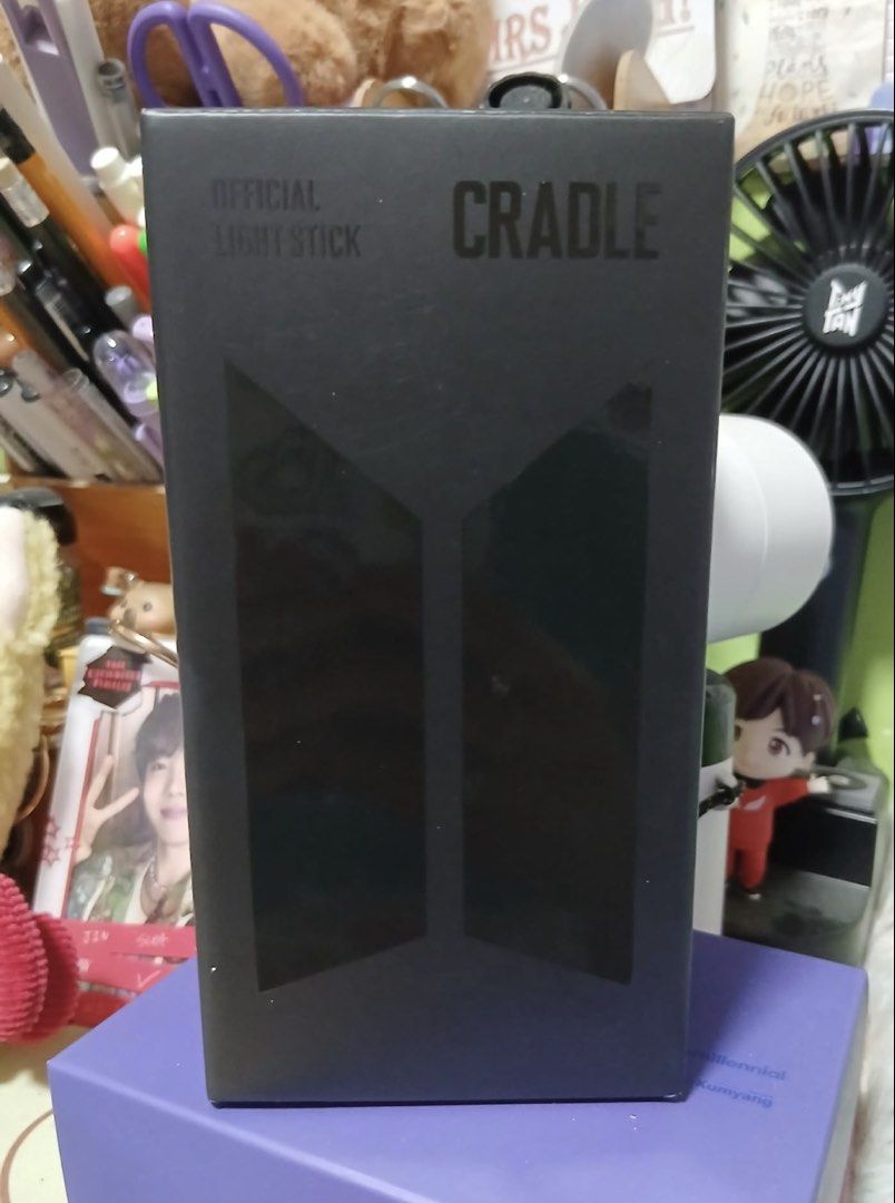 bts lightstick cradle (Category: CDs & DVDs) located in Makati City. Submitted by shophallyuwantph (Listing ID 1465810627, Image 1). Description: bts army bomb lightstick cradle ₱1,880 PAYO 50% DP 50% until 2 weeks sealed good condition.