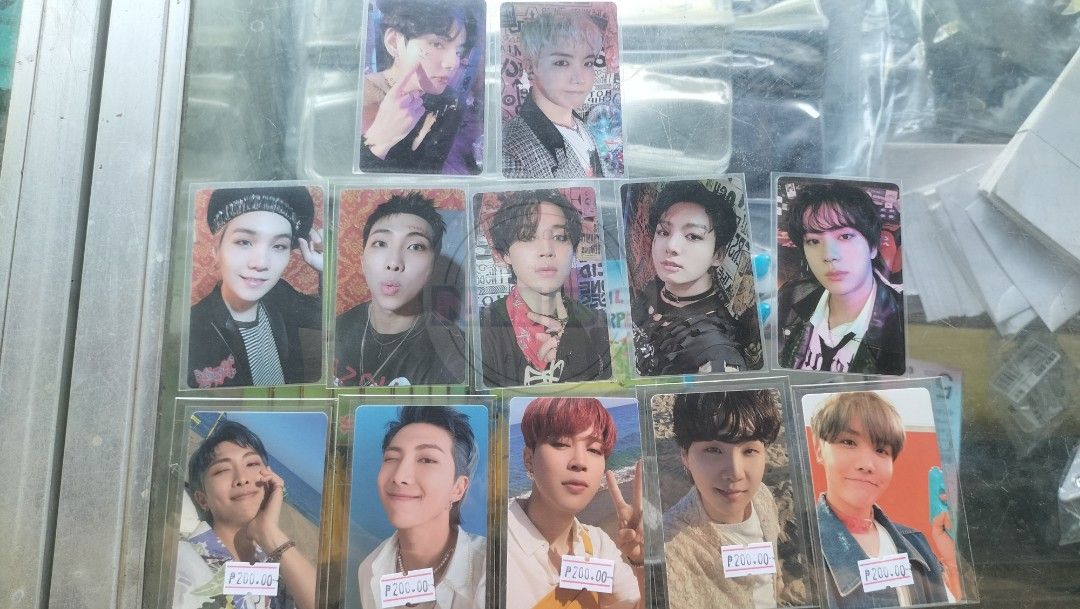 BTS PHOTOCARDS OFFICIAL (Category: K-Wave Merchandise) located in Cebu City. Submitted by nihaobei8 (Listing ID 1465915664, Image 1). Description: BTS PHOTOCARDS OFFICIALM PRICE RANGE: 200 - 400 MOP: MARI BANK/GOTYME.