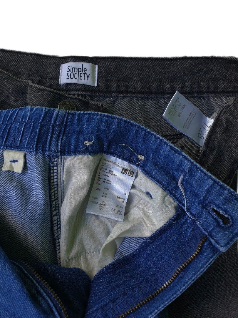 Bundle Carpenter & Baggy Pants (Category: Jeans) located in Bani. Submitted by thriftmaggots.ph (Listing ID 1465792115, Image 3). Description: Bundle Carpenter & Baggy Pants Claim for 1000php + shipping fee Both size 29/30 waistline Simple Society Carpenter Pants Uniqlo Cargo Baggy Pants Both 9/10 Excellent no issue Loc pangasinan, luzon Payment first via gcash Pass to cod/cop Vgood condition.