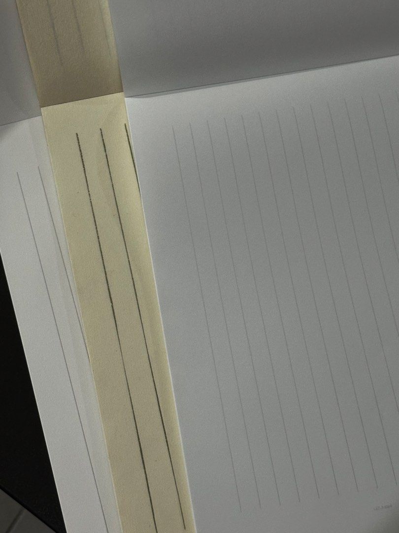 [BUNDLE] Japanese Calligraphy Pads (Category: Stationery & School Supplies) located in Manila. Submitted by sharksfin06 (Listing ID 1465893962, Image 2). Description: - Type: Traditional Japanese vertical writing notebooks - Quantity: Set of 3 with different textured white and grey covers - Layout: 12 lines per page, clean and unused - Paper Quality: High-grade paper, perfect for brush pen practice or letter writing - Condition: Brand new, pristi