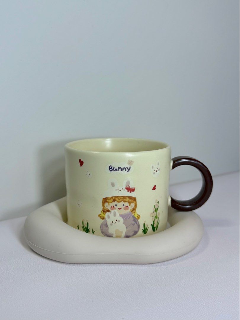 BUNNY AESTHETIC MUG (Category: Other Kitchenware & Tableware) located in Valenzuela. Submitted by msmlng (Listing ID 1465944887, Image 1). Description: ☕️ CUTE & AESTHETIC MUGS FOR EVERYDAY USE! ✨ Looking for a cute mug for yourself or a gift for someone special? 💗 We’ve got you! ✨ Various designs available 🎁 Perfect for gifting ☕️ Great for coffee, tea & everyday drinks 📦 Carefully packed for delivery 📍 Available for shipping / meetup 📩 Mes