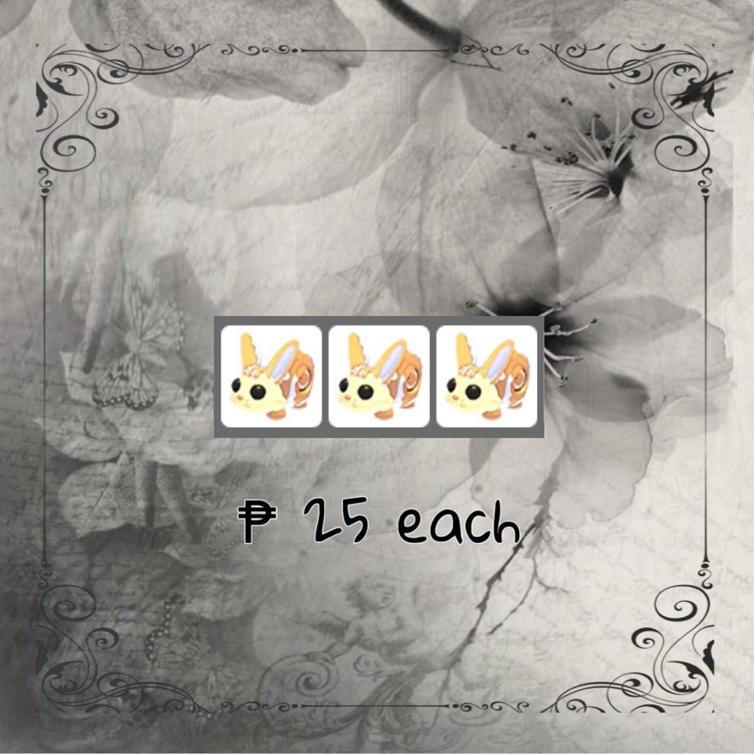 Bunny swirl adopt me roblox (Category: In-Game Products) located in Guinobatan. Submitted by riescart (Listing ID 1465865070, Image 1). Description: .