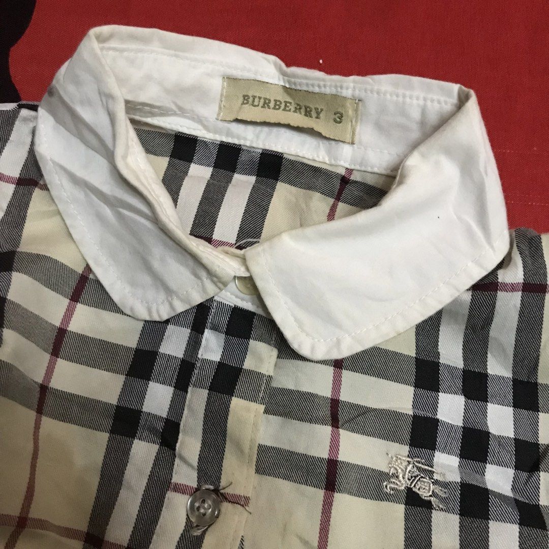 Burberry Dress (Category: Babies & Kids Fashion) located in Angeles City. Submitted by bashthriftstuff123 (Listing ID 1465787981, Image 3). Description: Burberry Dress Size 3 Width 11.5 Length 20.5 Like new condi 460 + sf.