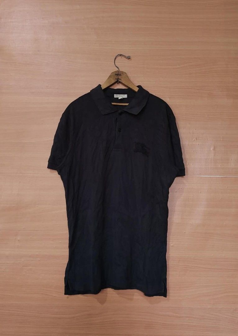 BURBERRY POLO SHIRT (Category: Tshirts & Polo Shirts ) located in Tubigon. Submitted by negosyanthrift (Listing ID 1465847952, Image 1). Description: size:medium to large 19.5x27-27.5 issue washable stain excellent condition color may vary due to lightning 🏷️299+sf.