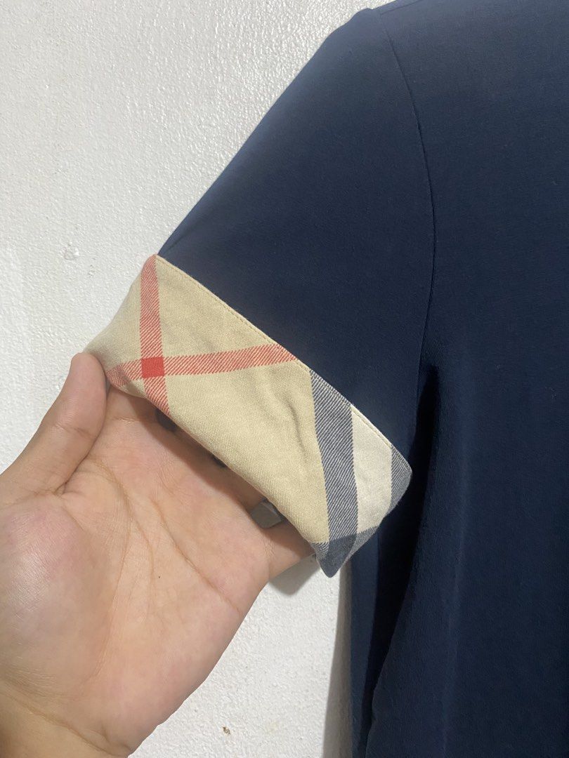 BURBERRY SHIRT (Category: Shirts) located in Caloocan City. Submitted by alexahvaldez (Listing ID 1465782502, Image 2). Description: 17 width stretchable 26 length like new condition no issue dm me📲.