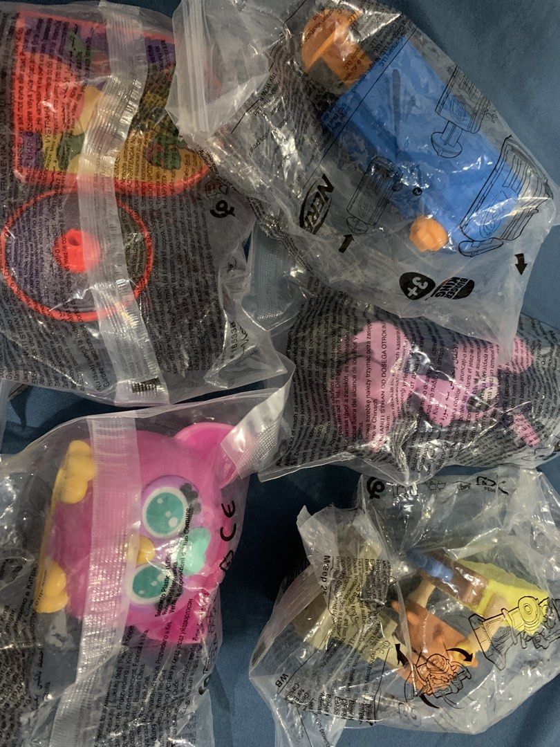 Burger King Kids Meal Toy Bundle Sealed Assorted Figures (Category: Kids Toys) located in Manila. Submitted by cosmicfire_354863 (Listing ID 1465915492, Image 1). Description: -75PHP EACH - Includes popular brands like Spongebob, Nerf, my little pony and more - 100% brand new, unopened, and in original sealed plastic packaging - Perfect for fast food toy collectors or as gifts for kids .