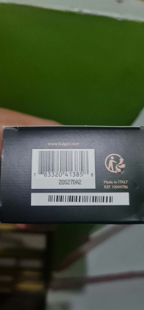 Bvlgari Man In Black Eau De Parfum 100ml (Category: Fragrance & Deodorants) located in Imus. Submitted by melgibsong24 (Listing ID 1465763807, Image 3). Description: - Item: Bvlgari Man In Black Eau de Parfum - Size: 100ml - Condition: Brand new with matching box (Original packaging) - Scent Profile: Bold woody spicy - Format: Standard spray - Design: Classic dark bottle with gold lettering - Origin: Made in Italy.