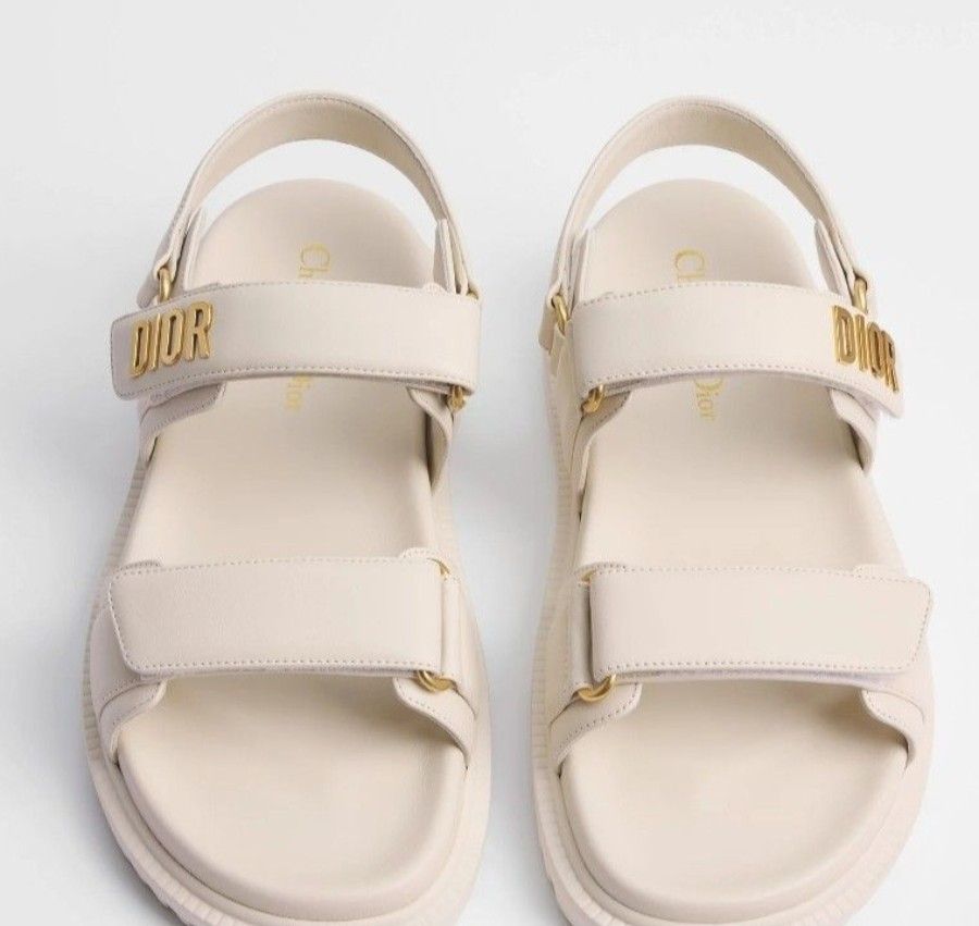 C. Dior Sandal Premium (Category: Sandals) located in Caloocan City. Submitted by blinkeys.finds (Listing ID 1465818848, Image 1). Description: avail Size white: 37,39 Black: 38.