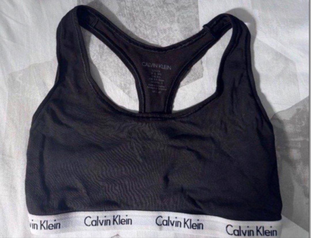 Calvin Klein Bralettes Set Black Pink Size S (Category: Undergarments & Loungewear) located in Manila. Submitted by decluterthings888 (Listing ID 1465879816, Image 1). Description: - Brand: Calvin Klein - Style: Racerback bralette bundle (Set of 2) - Colors: Classic black and soft pastel pink - Size: Small (tags attached) - Features: Iconic elastic logo waistband, comfortable cotton blend fabric - Condition: Brand new, selling as a pair.