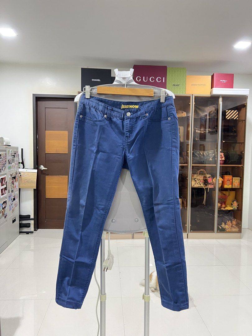 Calvin Klein Jeans Denim Pants Size 28 (Category: Jeans) located in Manila. Submitted by imprincessg888 (Listing ID 1465859324, Image 1). Description: - Brand: Calvin Klein - Size: 6P / 28 - Color: Dark blue with classic denim wash and contrast stitching - Features: Five-pocket styling, zip fly with button closure - Origin: Made in Egypt - Condition: Great everyday staple, versatile and easy to match.