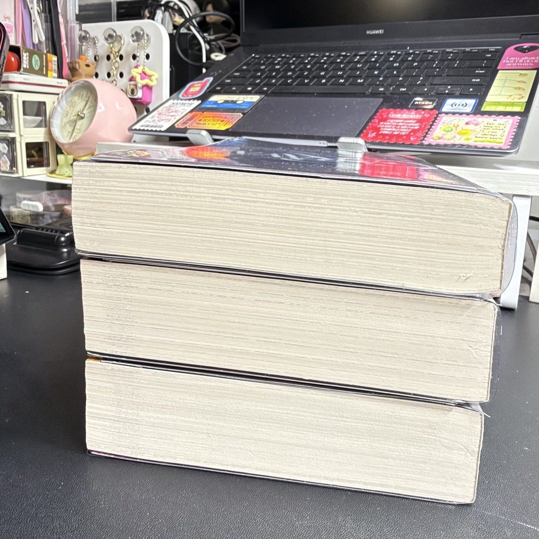 Caraval trilogy (sold as set) (Category: Storybooks) located in Caloocan City. Submitted by youknowuloveme (Listing ID 1465932361, Image 3). Description: Caraval trilogy (sold as set) - 1,650 - has minimal highlights (kung saan may tabs) - no foxing - no creases Loc: South Caloocan MOP: Gcash, Maribank, or Gotyme MOD: Lalamove or J&T.