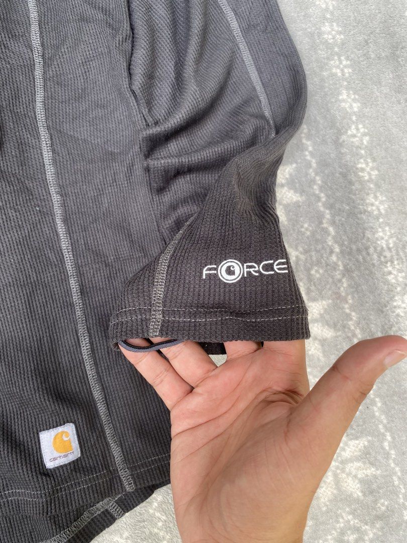 Carhartt Force Midweight Thermal Waffle Crew (Category: Activewear) located in Iloilo. Submitted by thriftxside (Listing ID 1465759780, Image 3). Description: Dimes: 23x28 Best fit to Large Excellent condition No isue.