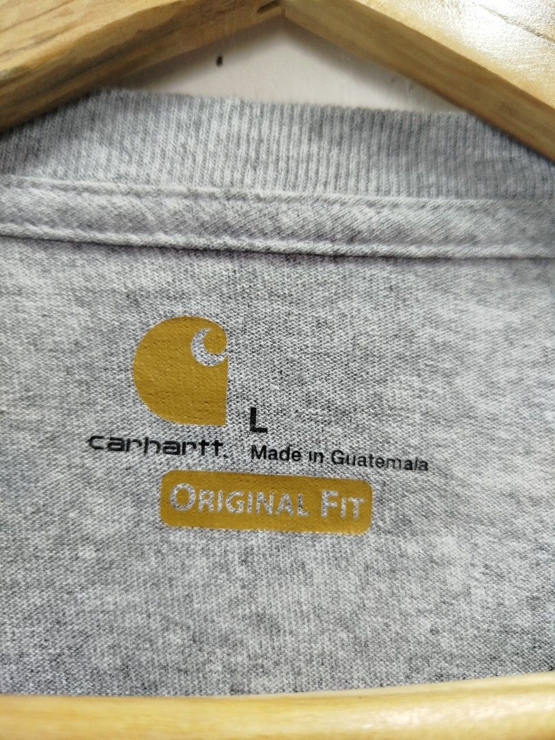 CARHARTT LONGSLEEVE POCKET SHIRT (Category: Tshirts & Polo Shirts ) located in Bayombong. Submitted by Gentlemans_ClosEt (Listing ID 1465793439, Image 3). Description: CARHARTT POCKET LONGSLEEVE SIZE LARGE ON TAG CAN FIT UPTO SIZE XLARGE TALL DIMES: W24 X L32 EXCELLENT CONDITION MO ISSUES.