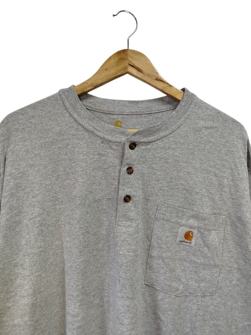 CARHARTT LONGSLEEVE POCKET SHIRT (Category: Tshirts & Polo Shirts ) located in Bayombong. Submitted by Gentlemans_ClosEt (Listing ID 1465793439, Image 2). Description: CARHARTT POCKET LONGSLEEVE SIZE LARGE ON TAG CAN FIT UPTO SIZE XLARGE TALL DIMES: W24 X L32 EXCELLENT CONDITION MO ISSUES.