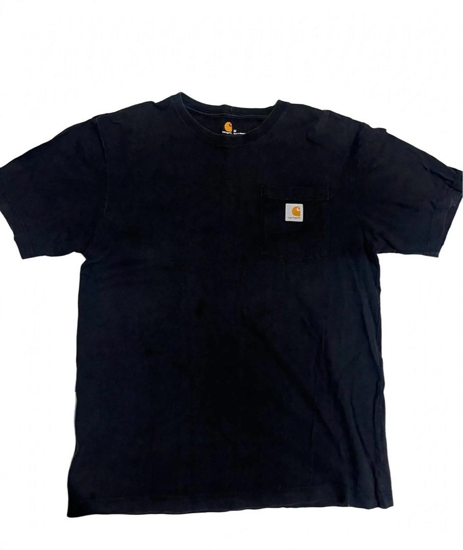 Carhartt pocket tee (Category: Activewear) located in Cebu City. Submitted by thrift.sht (Listing ID 1465592684, Image 1). Description: Carhartt WIP Size: medium to large Color rate: 9.8/10.