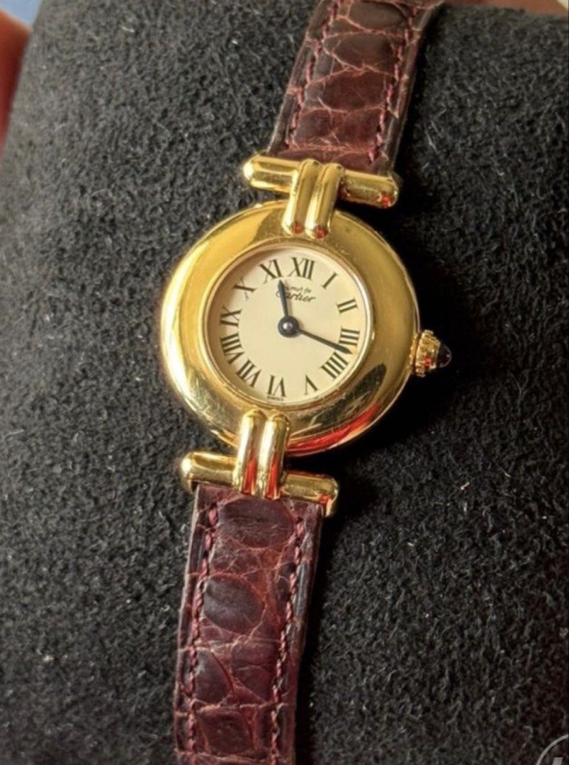 Cartier Vermeil (Category: Luxury Watches) located in Manila. Submitted by luxxemann (Listing ID 1465805999, Image 1). Description: - Cartier vermeil - Gold plated - Complete set.
