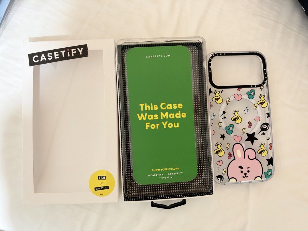 Casetify BT21 iPhone 17 Pro Max Case - Cooky/JK, Mobile Phones