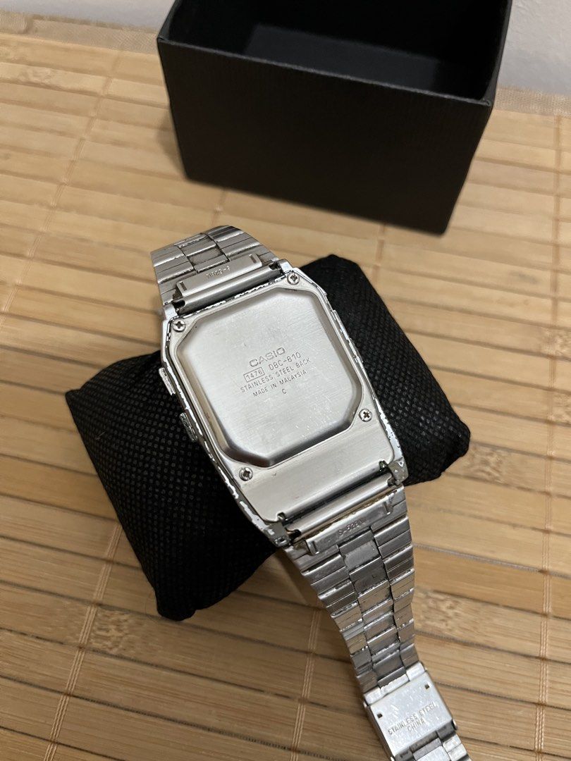 Casio DBC-810 (90’s) (Category: Men's Watches) located in Manila. Submitted by cdtime (Listing ID 1465848516, Image 2). Description: Casio DBC-810 (90’s) with original Casio stainless steel strap All functions working Aftermarket box .