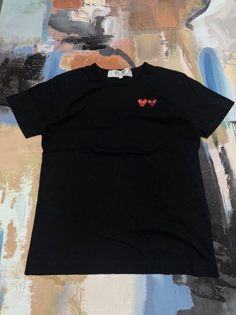 CDG Com Des Garcon (Category: Shirts) located in Las Pinas. Submitted by thrftmnl. (Listing ID 1465895419, Image 1). Description: Cdg Size: Small Dimes Width: 19 Length: 25.5 Issue: none.