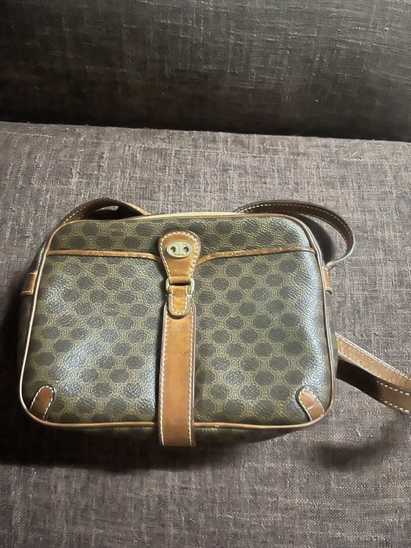 Celine (Category: Luxury Bags & Wallets) located in Quezon City. Submitted by retann (Listing ID 1465436666, Image 3). Description: - Thrifted in HK well cared for vintage still in good form save for the weakening on the sling ( see photo) which can be remedied by sewing adjustment .