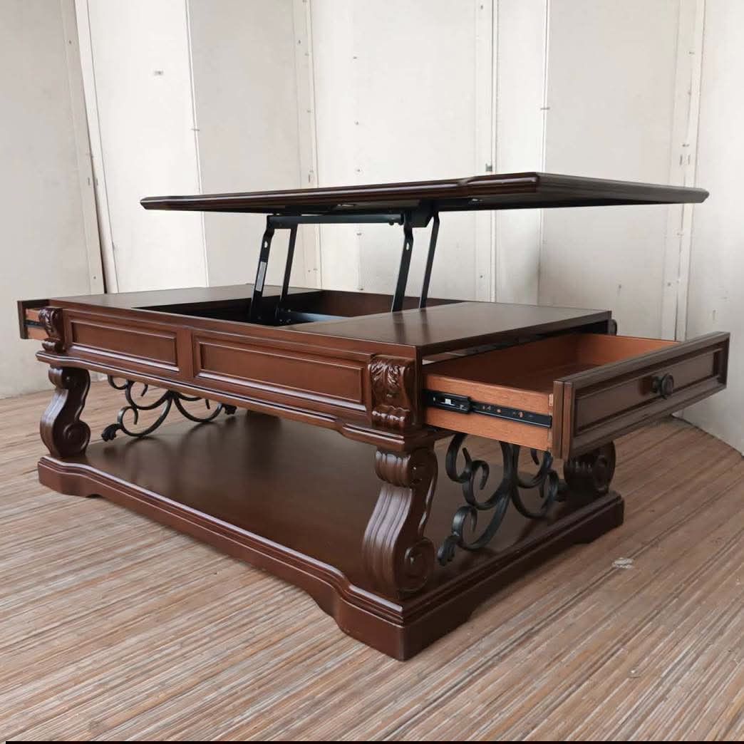 Center/cocktail table (Category: Tables & Sets) located in Meycauayan. Submitted by marygracecasimiro (Listing ID 1465778987, Image 3). Description: Ashly Alymere Lift Top Cocktail Table / Center Table L50 x W30 x H20 Price: 13,500♥️ Sale:11,500💚.