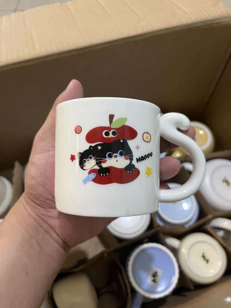 Ceramic mug coffee and mug (Category: Coffee & Tea Tableware) located in Manila. Submitted by sheiiie (Listing ID 1465799999, Image 2). Description: Cute ceramic mug coffee and tea Brand new Quezon City location ship via jnt & lalamove.