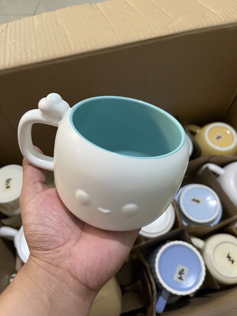 Ceramic mug coffee and tea (Category: Coffee & Tea Tableware) located in Manila. Submitted by sheiiie (Listing ID 1465799153, Image 3). Description: Cute ceramic mug coffee and tea Brand new Quezon City location ship via jnt & lalamove.