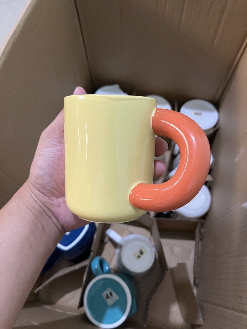 Ceramic mug coffee and tea (Category: Coffee & Tea Tableware) located in Manila. Submitted by sheiiie (Listing ID 1465910114, Image 3). Description: Cute ceramic mug coffee and tea Brand new Quezon City location ship via jnt & lalamove.