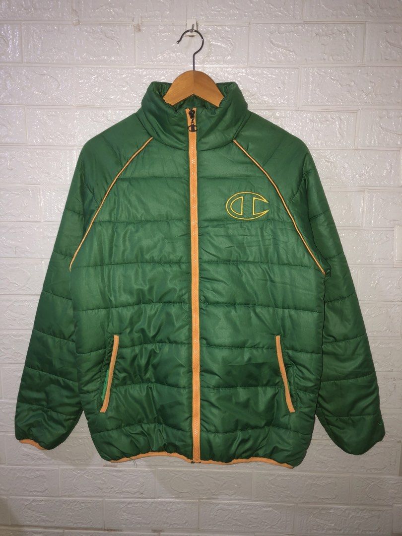 Champion Bomber Jacket (Category: Coats, Jackets and Outerwear) located in Puerto Princesa. Submitted by vanjagmis (Listing ID 1465845355, Image 2). Description: Champion Bomber Jacket ♻️SIZE: Medium ♻️DIMENSION: 21 x 27.5 ♻️CONDITION: Excellent ♻️ISSUE: None 💸MINE: 400 Only🏷️ 🚨No return and exchange. 🚨Check all the details and pics before purchasing the item. 🚨Color may vary due to lighting. 🚨Manage your expectations since all items are th