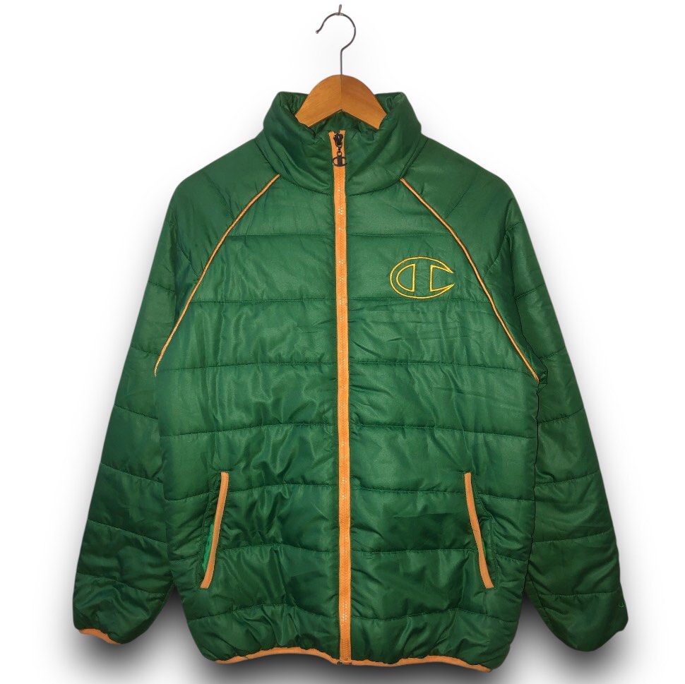 Champion Bomber Jacket (Category: Coats, Jackets and Outerwear) located in Puerto Princesa. Submitted by vanjagmis (Listing ID 1465845355, Image 1). Description: Champion Bomber Jacket ♻️SIZE: Medium ♻️DIMENSION: 21 x 27.5 ♻️CONDITION: Excellent ♻️ISSUE: None 💸MINE: 400 Only🏷️ 🚨No return and exchange. 🚨Check all the details and pics before purchasing the item. 🚨Color may vary due to lighting. 🚨Manage your expectations since all items are th
