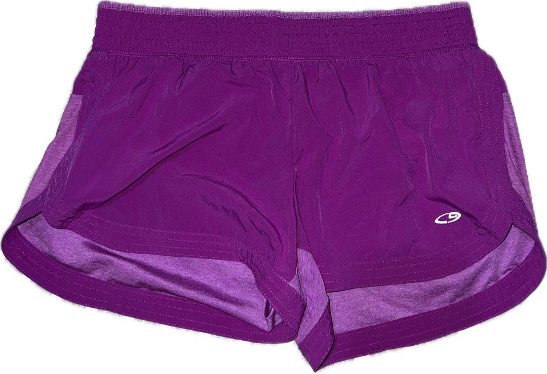 Champion Running/Pickleball Shorts (Category: Activewear) located in Arakan. Submitted by mangaroo (Listing ID 1465866269, Image 1). Description: Champion purple Dri-fit Small on tag W: 28-34 *signs of usage + SF.