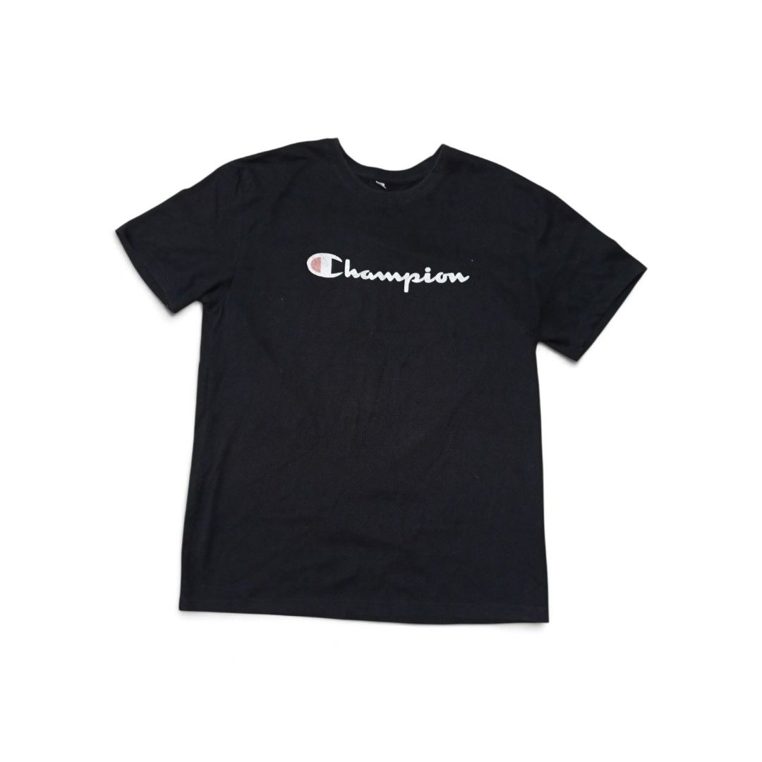 Champion Shirt (Category: Shirts) located in Manila. Submitted by faded.thrift (Listing ID 1465855441, Image 1). Description: Can fit meduim but fitted.